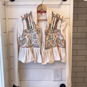 Anthropology half length boho cardigan